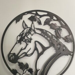 Лазерно рязана ламарина Конска глава