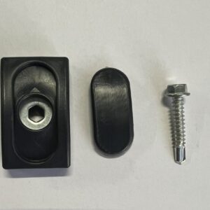 Пластмасова скоба Антрацит