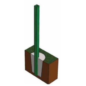 Профил за вкопаване - зелен