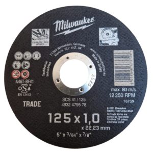 Диск за рязане Milwaukee ø125x1.0x22.23 Inox
