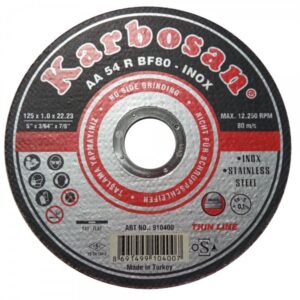 Диск KARBOSAN 125 x 1.0 x 22.23 Inox
