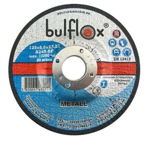 ДИСК ЗА ШЛАЙФАНЕ НА МЕТАЛ BULFLEX 125х6х22mm