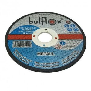 ДИСK ЗА РЯЗАНЕ НА МЕТАЛ BULFLEX 125х22,2х3,0mm