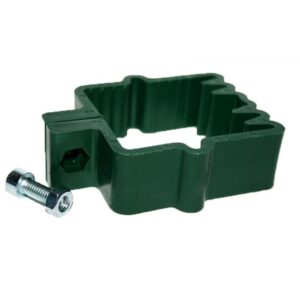 Пластмасова квадратна скоба Зелен