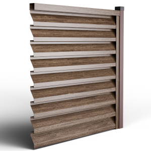 Оградна щора АТЛАС цвят Бреза-Еднолицев