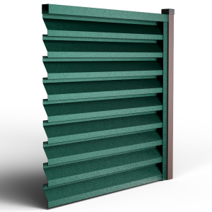 Оградна щора АТЛАС HI-MAT RAL 6005 зелено-Еднолоцев