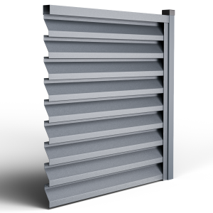 Оградна щора АТЛАС MAT RAL 7024 - Графитено сиво-Еднолицев