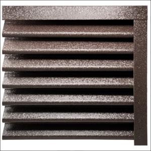 Оградни щори Пирамида HI MAT RAL 8019 - Т. кафяв