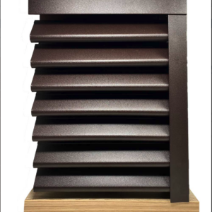 Оградни щори Пирамида - MAT RAL 8019 - Т. кафяв