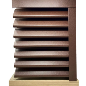 Оградни щори Пирамида - MAT RAL 8017 - Кафяв