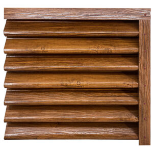 Оградни щори Пирамида цвят Орех