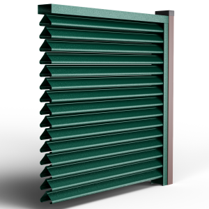 Оградни щори Пирамида HI MAT RAL 6005 - Зелен