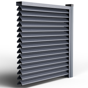 Оградни щори Пирамида HI MAT RAL 7024 - Графитено сиво