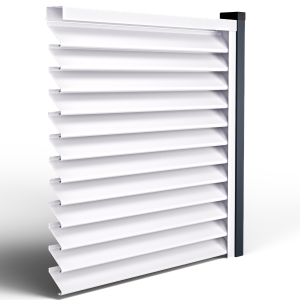 Оградна щора СИГМА - Бял - Двулицев