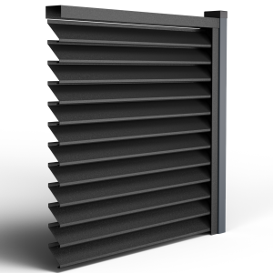 Оградна щора СИГМА цвят HI MAT RAL9005 черен