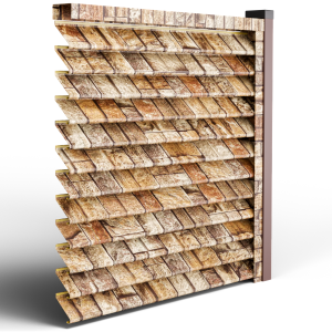 Оградна щора СИГМА цвят Грънитна стена