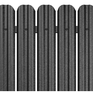 Вертикална летва цвят Черен HI MAT - Еднолицев RAL 9005