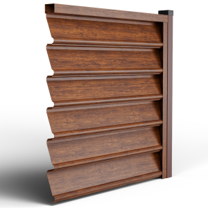 Пано за ограда Gamma | Махагон