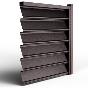 Пано за ограда Gamma | Тъмно кафяв HI MAT RAL 8019