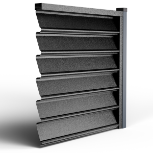 Пано за ограда Gamma | Черен HI MAT RAL 9005