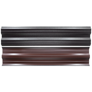 Хоризонтална летва цвят Тъмно Кафяв- Еднолицев RAL 8019