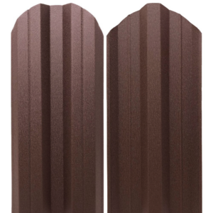 Вертикална летва цвят Шоколадово кафяв - Двулицев RAL 8017