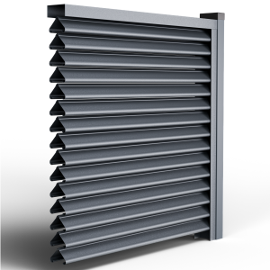 Оградни щори Пирамида - MAT RAL 7024- Графитено Сиво