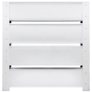 Пано за ограда Terra цвят Бял