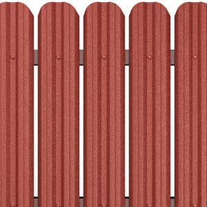 Вертикална летва цвят Керемида HI MAT - Еднолицев RAL 3009