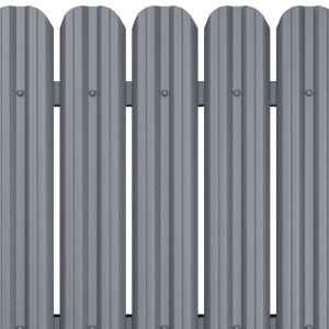 Вертикална летва цвят  Графитено сиво - еднолицев RAL 7024