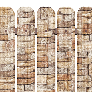 Вертикална летва цвят Гранит - еднолицев 0.4мм