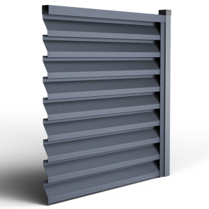 Оградна щора АТЛАС MAT RAL 7016 - Антрацит Двулицев