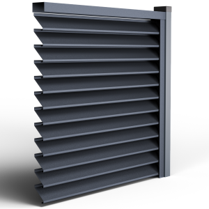 Оградна щора СИГМА MAT RAL 7016 Антрацит - Двулицев