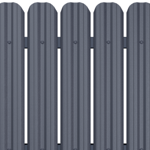 Вертикална летва цвят  АНТРАЦИТ - Двулицев RAL 7016