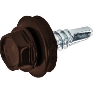 Винт - самопробивен с шайба RAL 8017