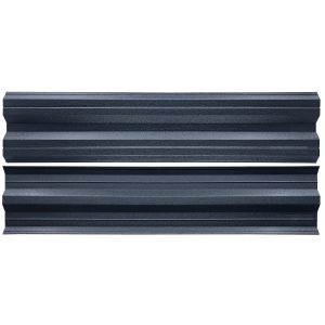 Хоризонтална летва цвят АНТРАЦИТ - Двулицев RAL 7016