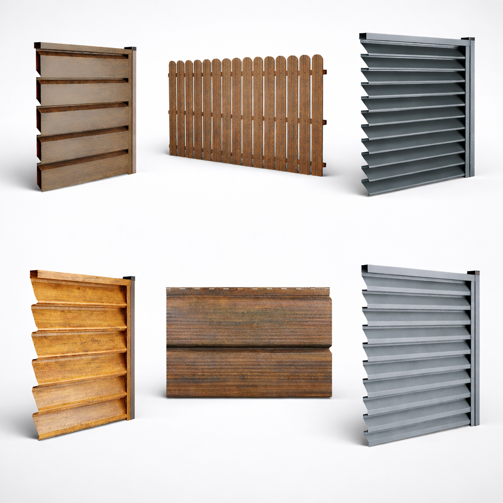 Оградни щори и ламарини