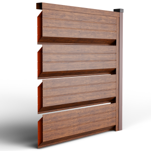 Оградно пано Ромб Макс - Махагон