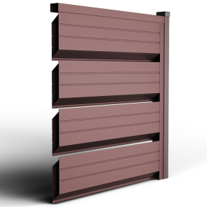 Оградно пано Ромб Гранде - Шоколадово кафяв RAL 8017