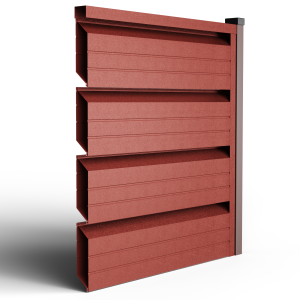 Оградно пано Ромб Гранде -цвят Керемида HI MAT 3009