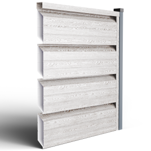 Оградно пано Ромб Гранде - цвят Бял дъб