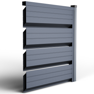 Оградно пано Ромб Гранде - цвят Антрацит RAL 7016