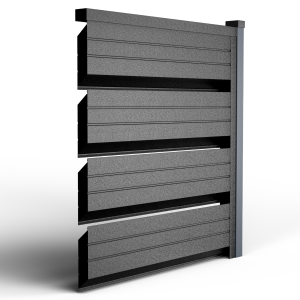 Оградно пано Ромб Гранде -цвят Черен Hi mat 9005