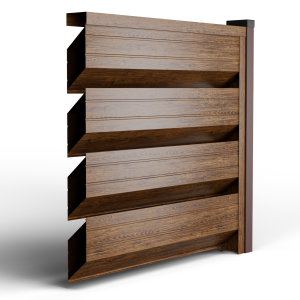 Оградно пано Ромб Макс - Орех