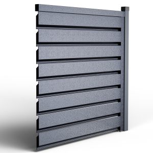 Оградно пано Ромб Мини - Графитено сиво HI MAT RAL 7024