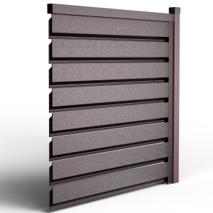 Оградно пано Ромб Мини -Тъмно кафяв HI MAT RAL 8019