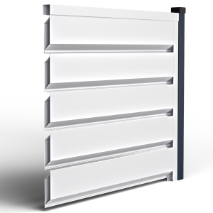 Оградно пано Ромб Про - цвят Бял