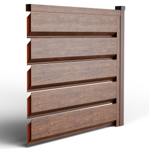 Оградно пано Ромб Про -Махагон