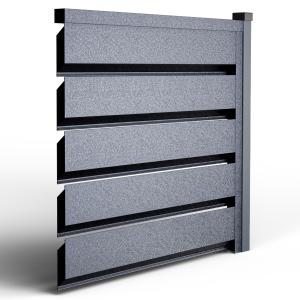 Оградно пано Ромб Про - цвят Графитено сиво Hi mat RAL7024