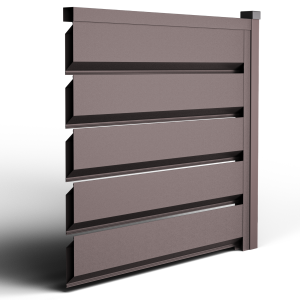 Оградно пано Ромб -Тъмно кафяво 8017 МАТ